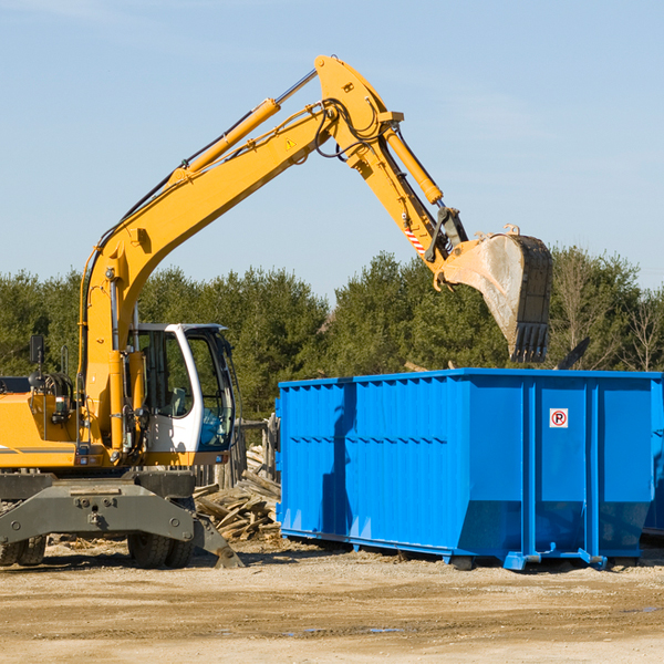 can i choose the location where the residential dumpster will be placed in Marsland Nebraska